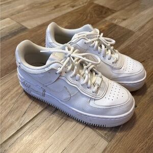 Nike Air Force 1 Shadow White Running Shoes
